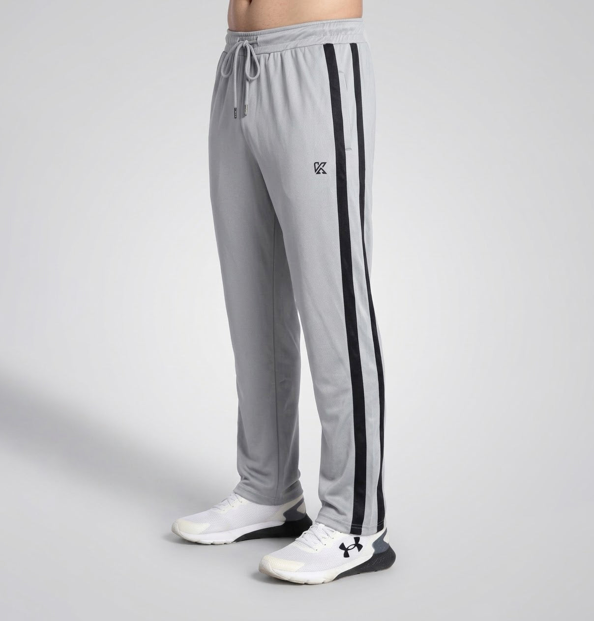 Hustle Sliver Grey Baggy Trouser