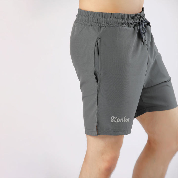 Stretch Grey Shorts - Konfor