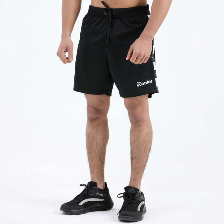 Dawson Black Shorts - Konfor