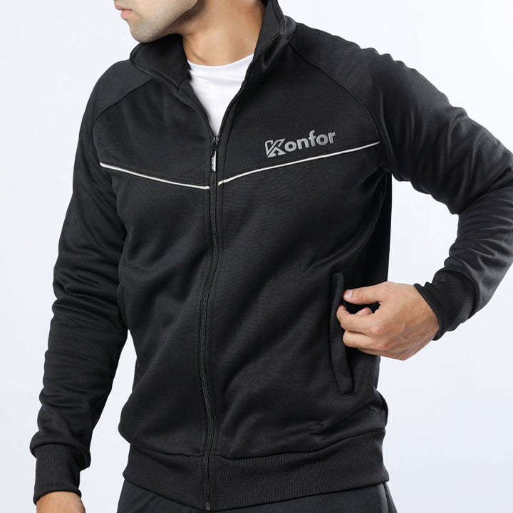 Brunce full zipper hoodie for men, stylish casual jacket in Pakistan