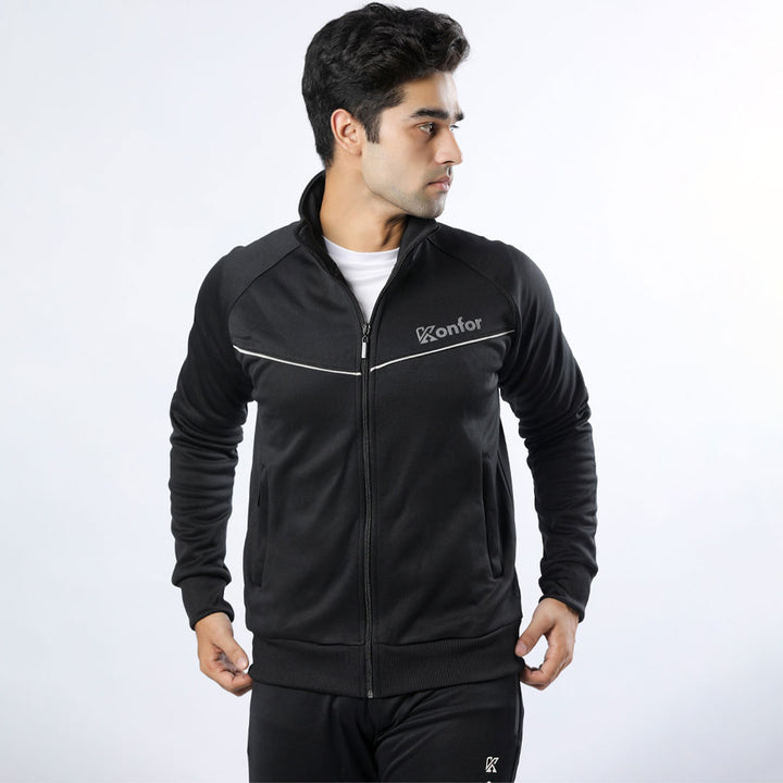 Brunce full zipper hoodie for men, stylish casual jacket in Pakistan