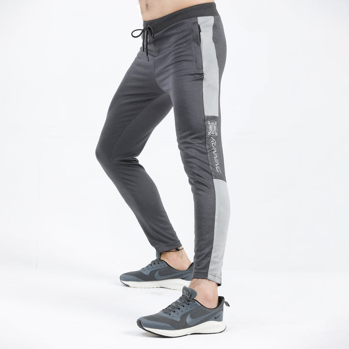 Charcoal Chic dark gary and light gary  DRI-FIT Trouser for man by konfor 