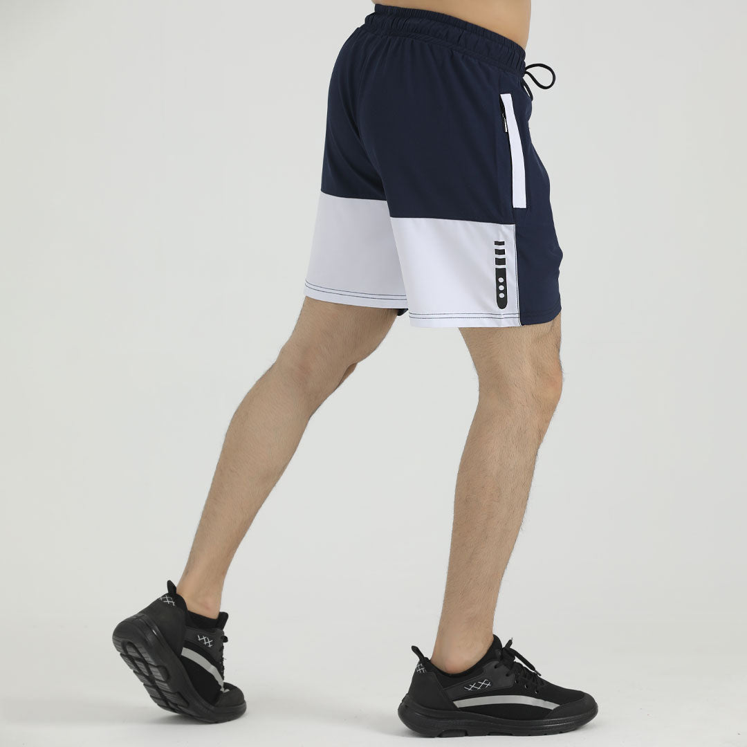  Complexion Blue and white Premium Micro Stretch Shorts for man by konfor 