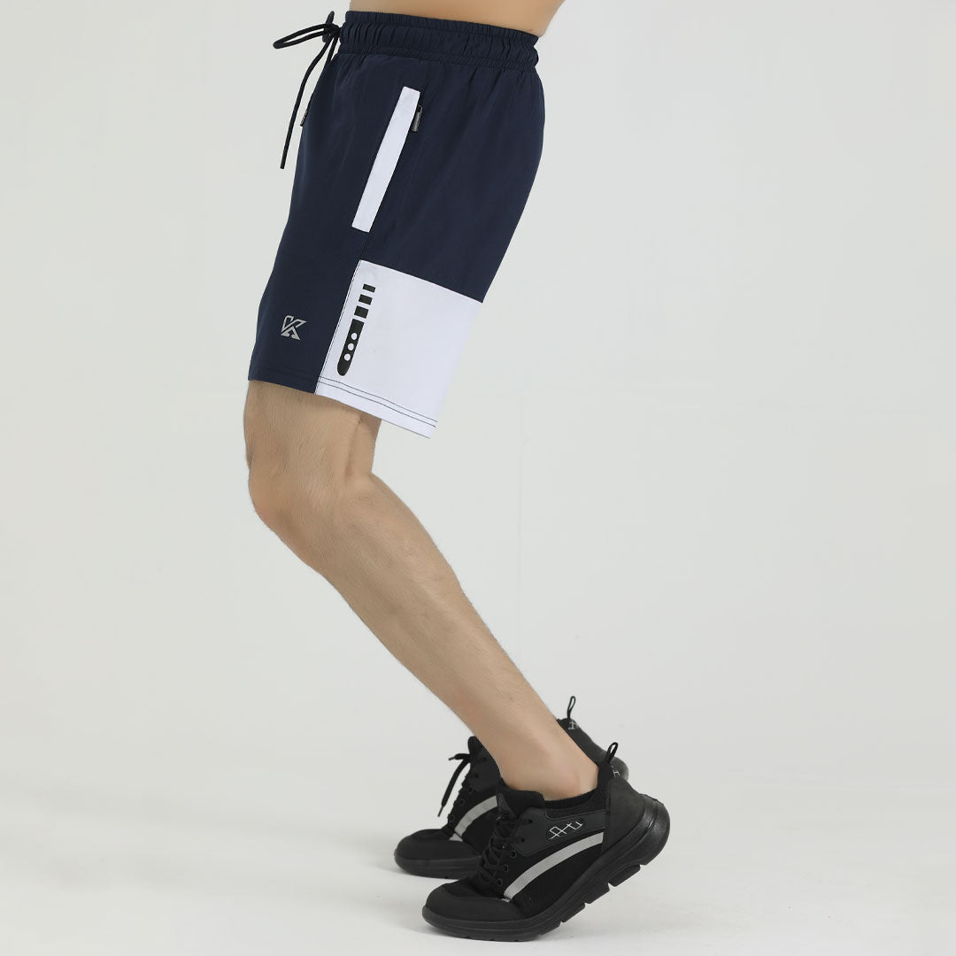  Complexion Blue and white Premium Micro Stretch Shorts for man by konfor  2