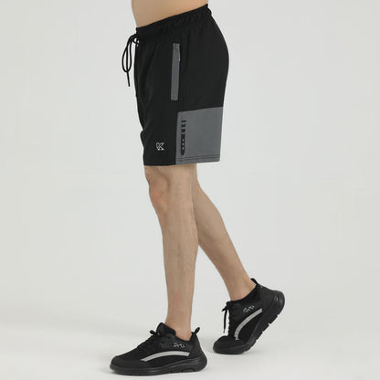  Complexion Premium Black and gray Micro Stretch  Shorts for man by konfor