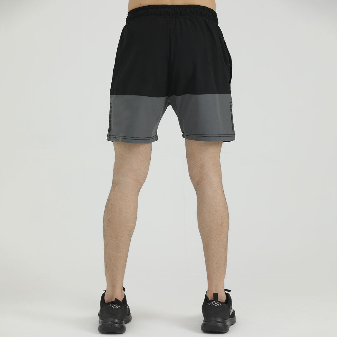  Complexion Premium Black and gray Micro Stretch  Shorts for man by konfor 2