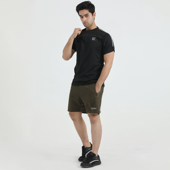 Dexter black and whit line dry fit for man by konfor 