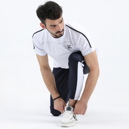 ENERGY White Mesh  dry fit T-Shirt for man by konfor