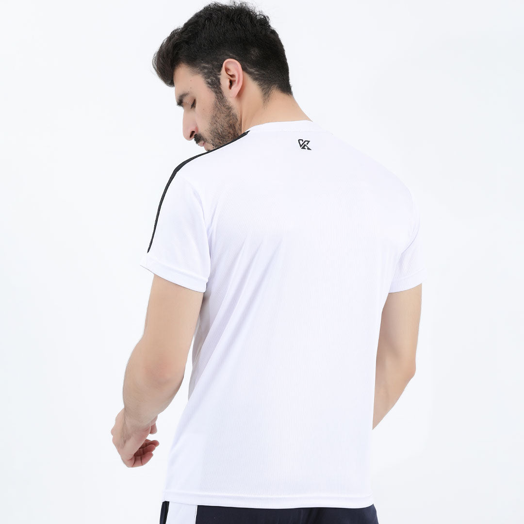 ENERGY White Mesh  dry fit T-Shirt for man by konfor
