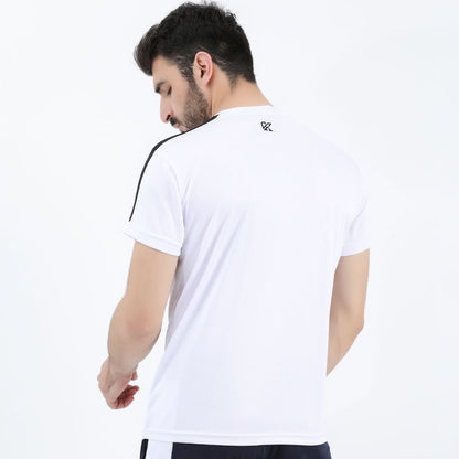 ENERGY White Mesh  dry fit T-Shirt for man by konfor