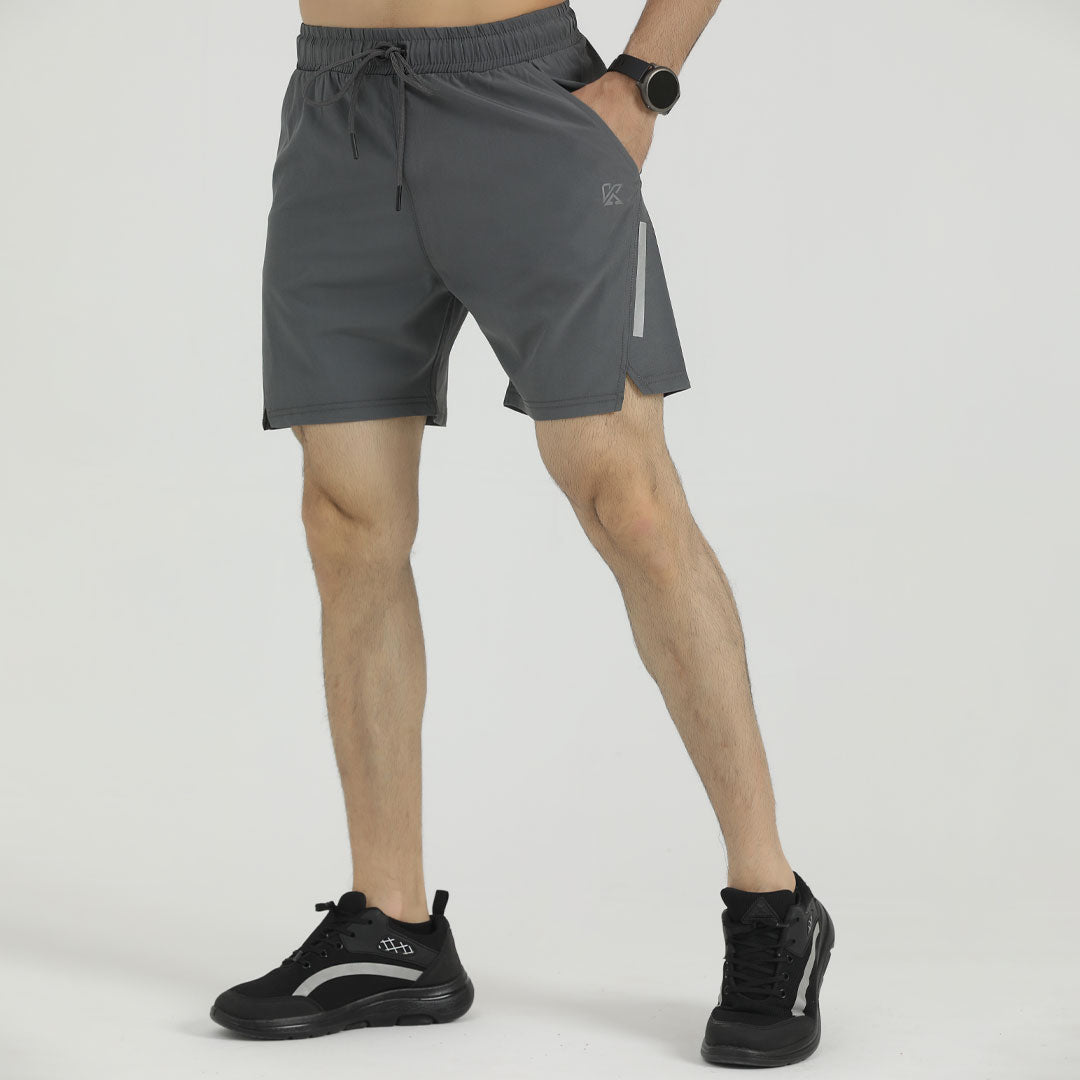 Gray Complexion grey  Premium Micro Stretch Shorts for man by konfor 