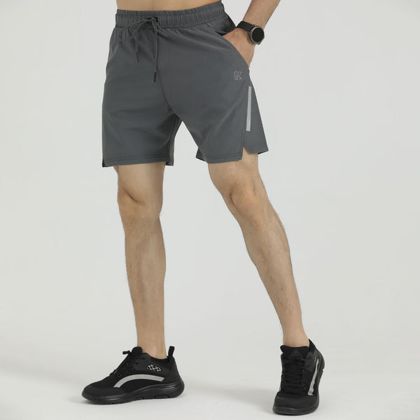 Gray Complexion grey  Premium Micro Stretch Shorts for man by konfor 