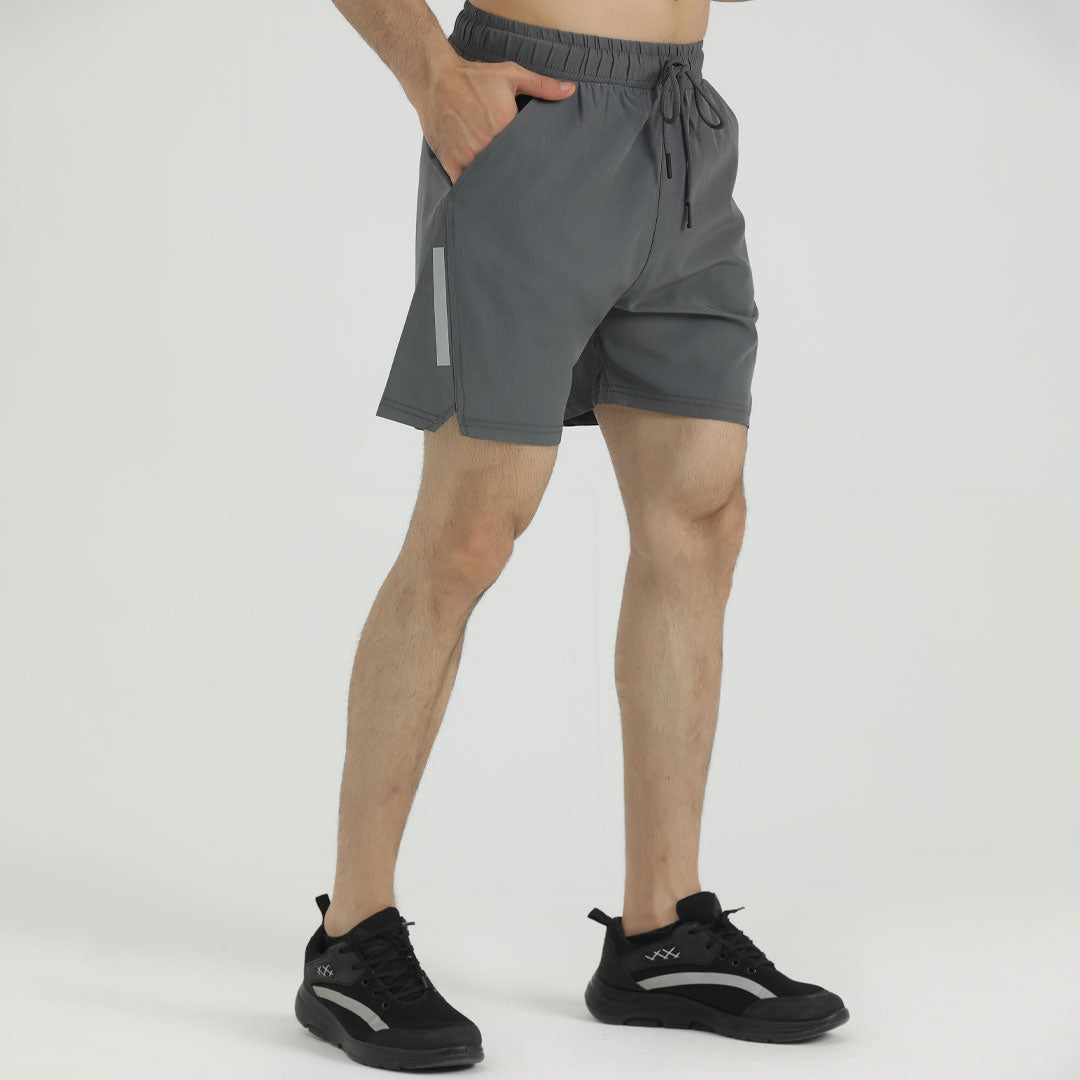Gray Complexion grey  Premium Micro Stretch Shorts for man by konfor 