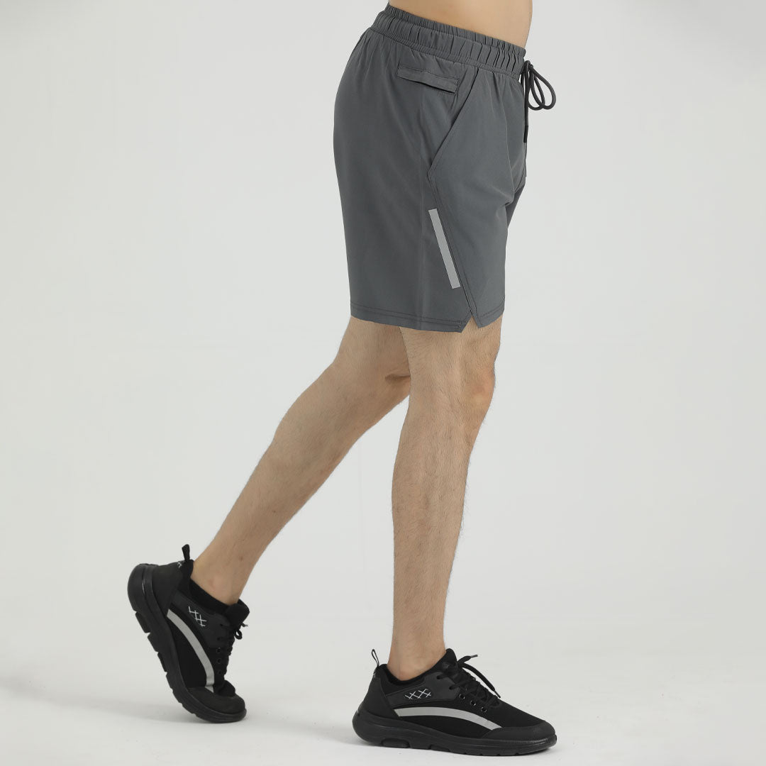 Gray Complexion grey  Premium Micro Stretch Shorts for man by konfor 