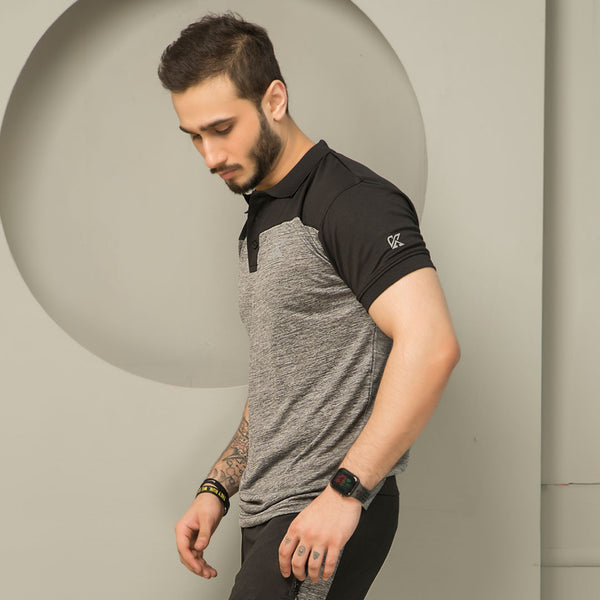 Grey Hawk Mealenge Polo for man by konfor 