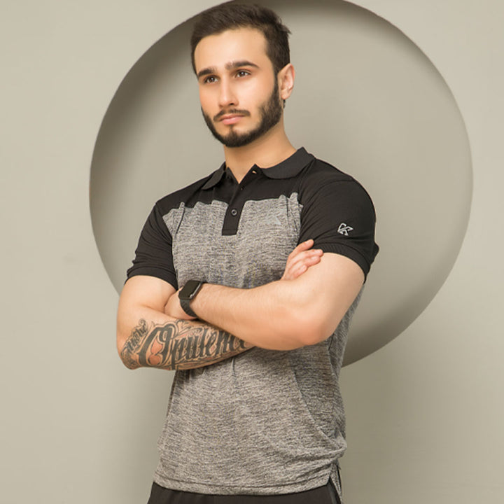 Grey Hawk Mealenge Polo for man by konfor 