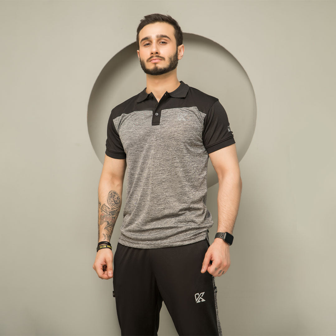 Grey Hawk Mealenge Polo for man by konfor 