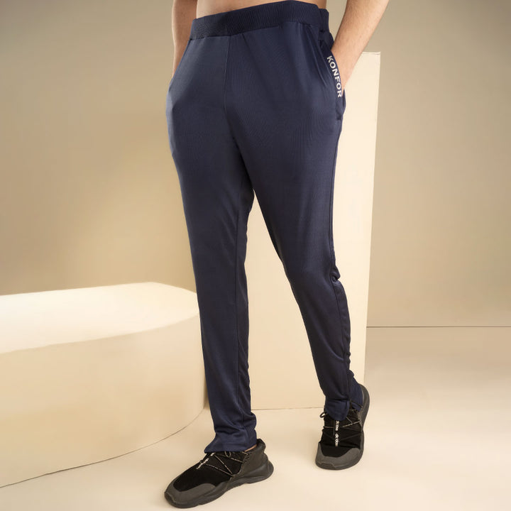 Hyper clax navy dry fit trouser for man by konfor 