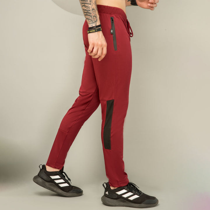 Mexotiny Maroon dry fit trouser for man by konfor 
