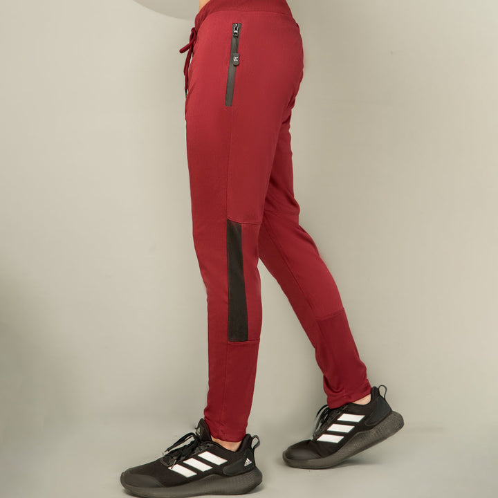 Mexotiny Maroon dry fit trouser for man by konfor  