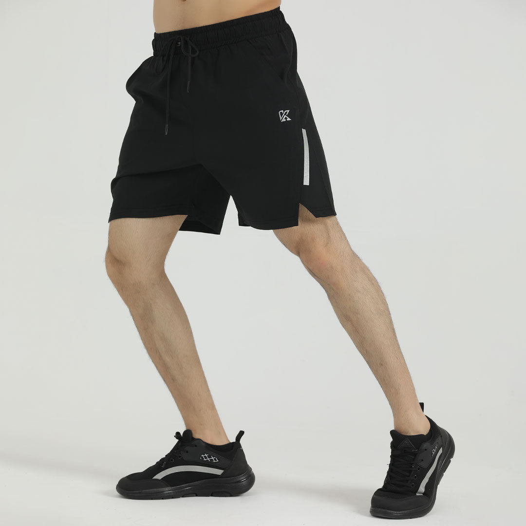 Neon Premium black Micro Stretch Shorts for man by konfor 