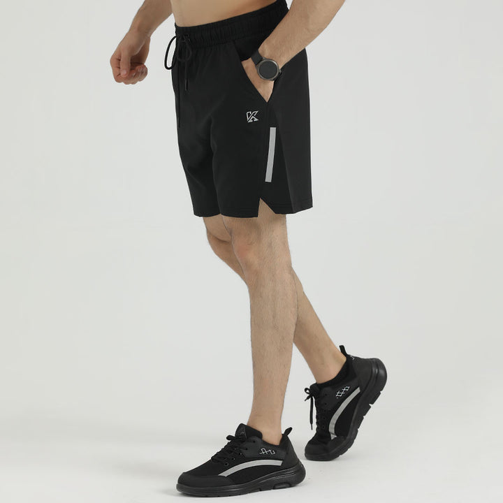 Neon Premium black Micro Stretch Shorts for man by konfor 