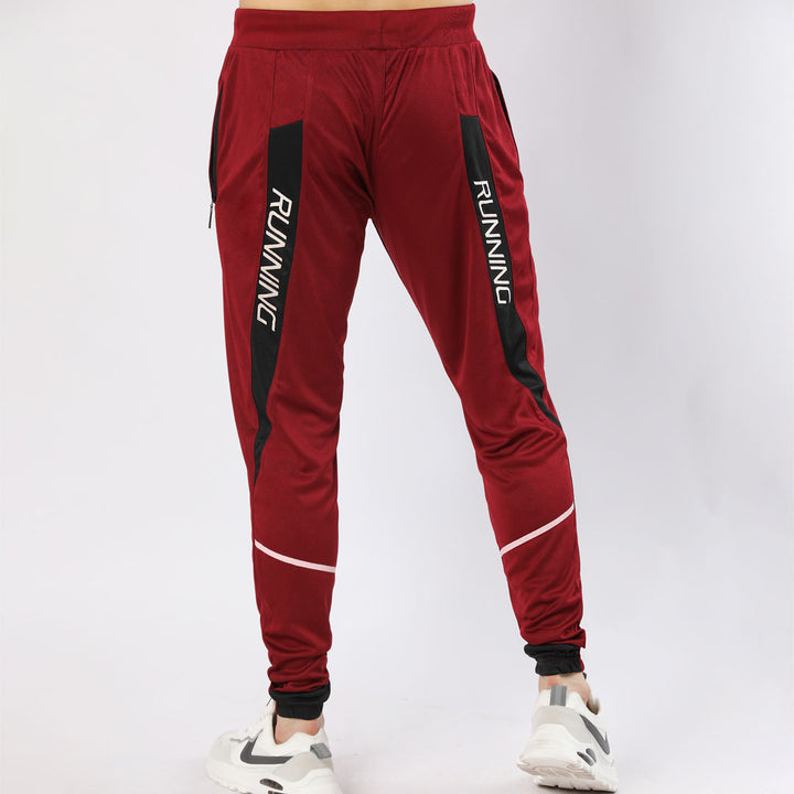 Powergo Maroon dry fit  Sports Trouser for man by konfor  