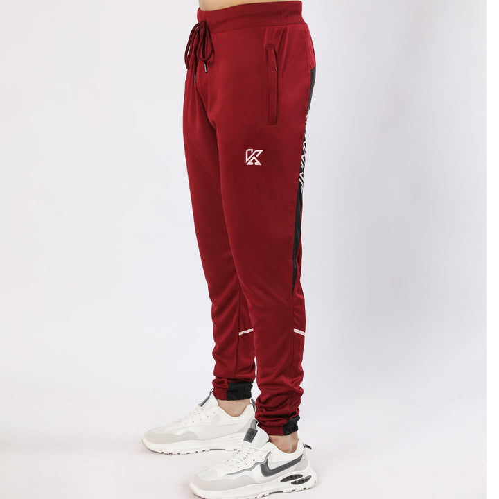 Powergo Maroon dry fit  Sports Trouser for man by konfor 