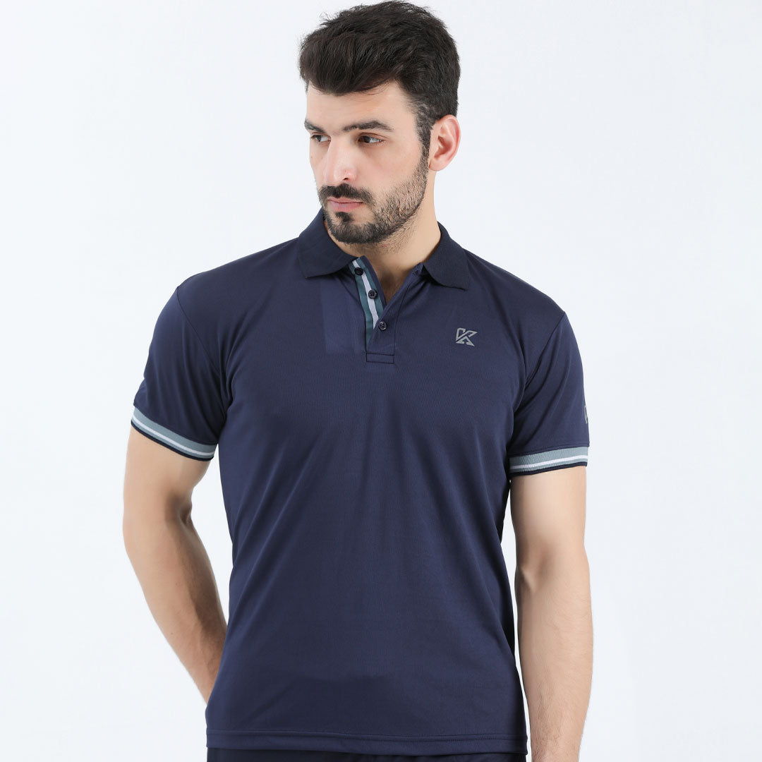 Thompson navy DRI-FIT Polo Shirt for man by konfor 