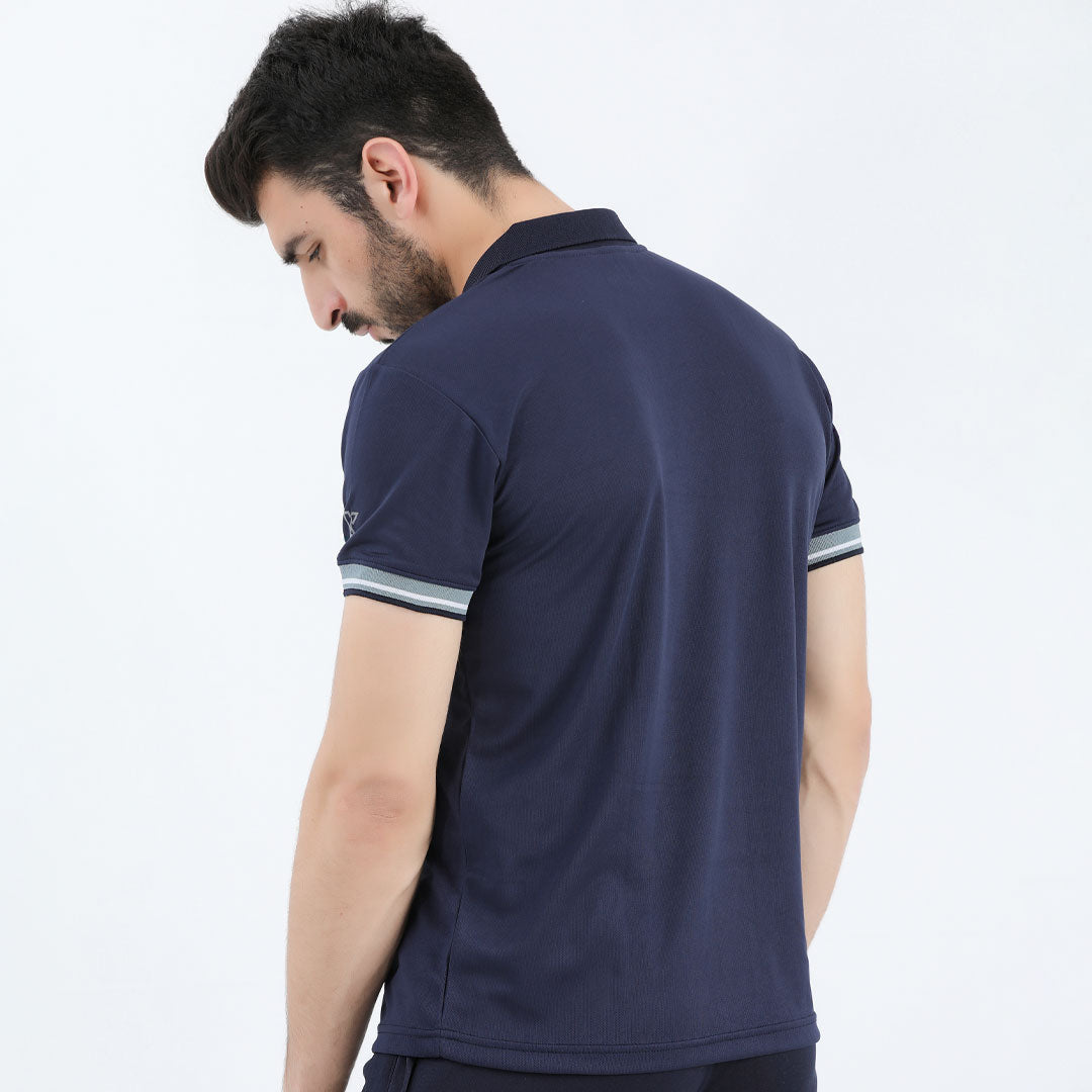 Thompson navy DRI-FIT Polo Shirt for man by konfor 