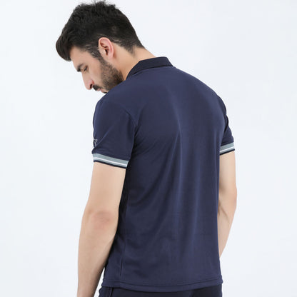 Thompson navy DRI-FIT Polo Shirt for man by konfor 