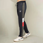 Vigorous blue and gray panal dri fit trouser for man by konfor For Men
