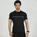 Volcano 1.0 black and gray line  DRI-FIT t shirt for man by konfor