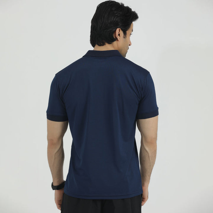 Volcano 2.0 Blue DRI-FIT Polo Shirt for man by konfor 
