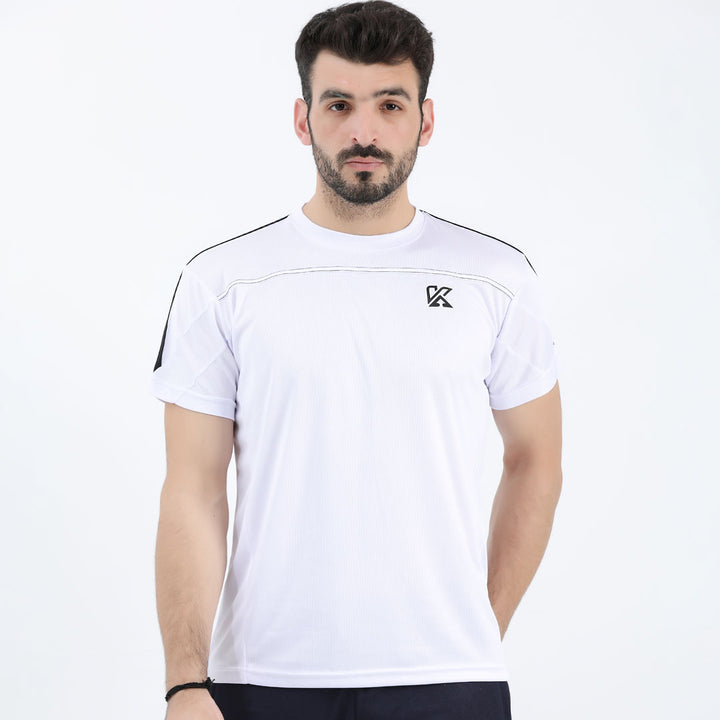 ENERGY White Mesh T-Shirt - Konfor